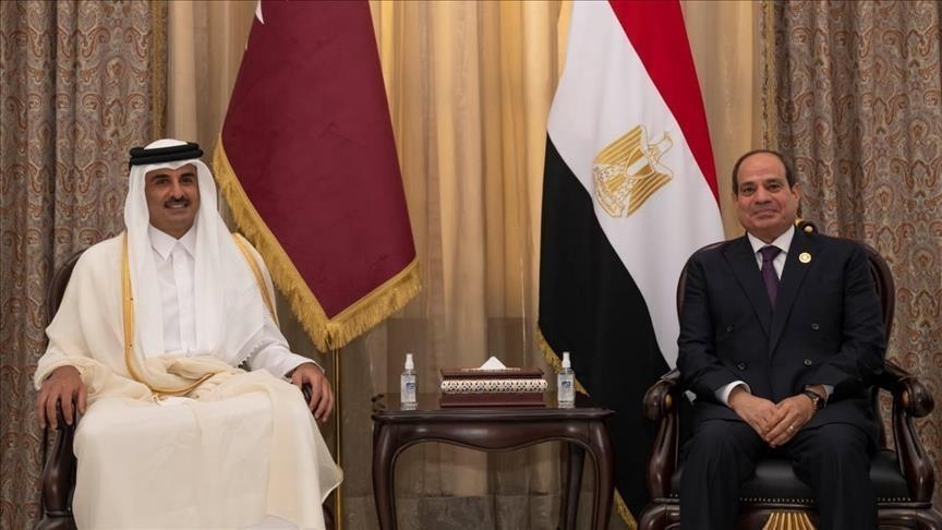 قمة قطرية مصرية بالدوحة تبحث مساعي وقف الحرب على غزة